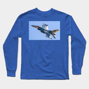 F-16C 64th Aggressor Squadron at Red Flag Long Sleeve T-Shirt